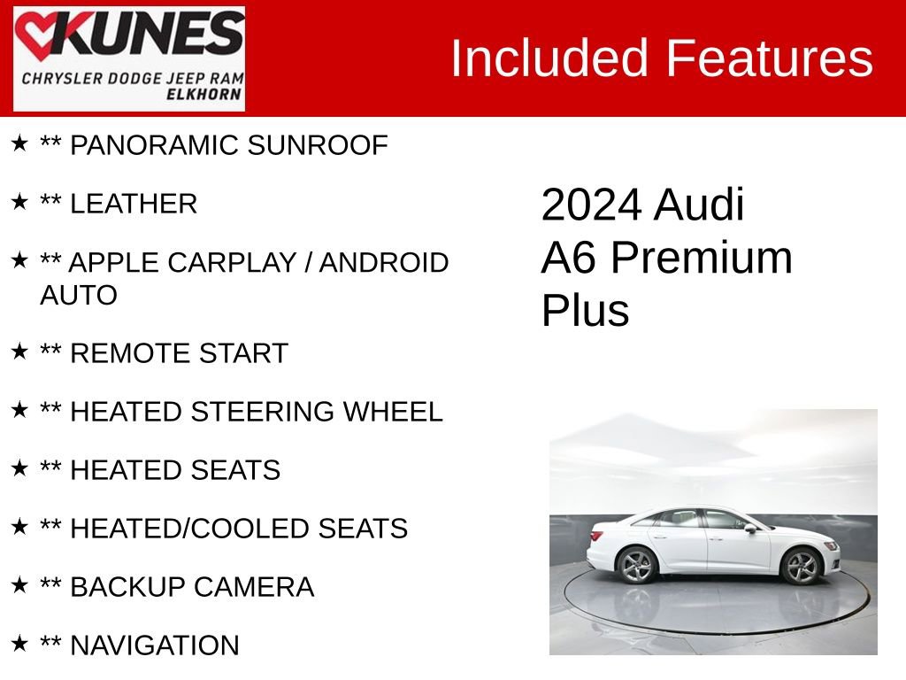 Used 2024 Audi A6 Premium Plus image 2