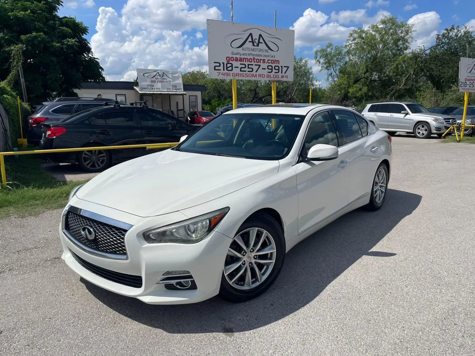 Used 2014 INFINITI Q50 Premium w/ Spare Tire Package RWD image 1