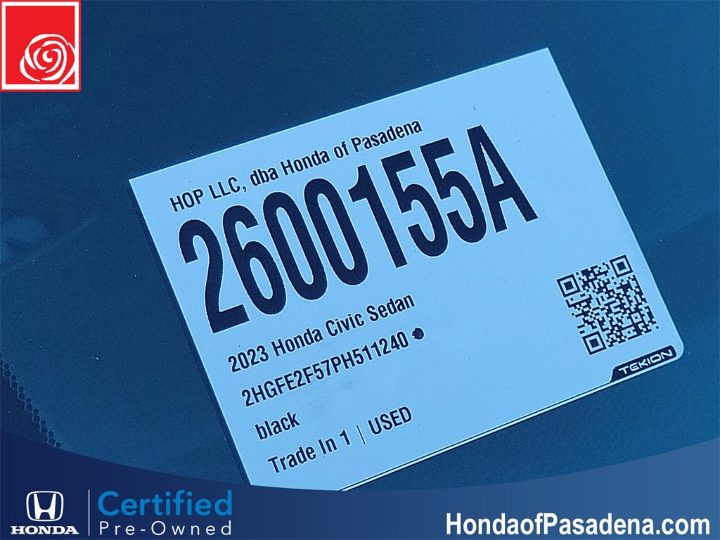 Certified 2023 Honda Civic Sport image 32
