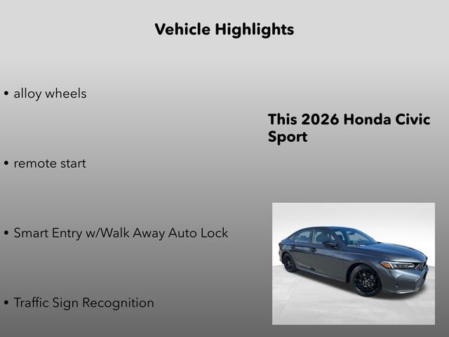 New 2026 Honda Civic Sport image 15