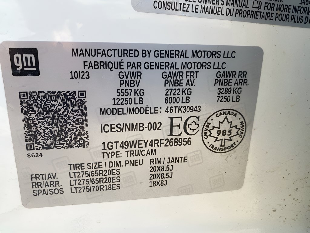 Used 2024 GMC Sierra 3500 Denali w/ Denali Reserve Package AWD/4WD image 16