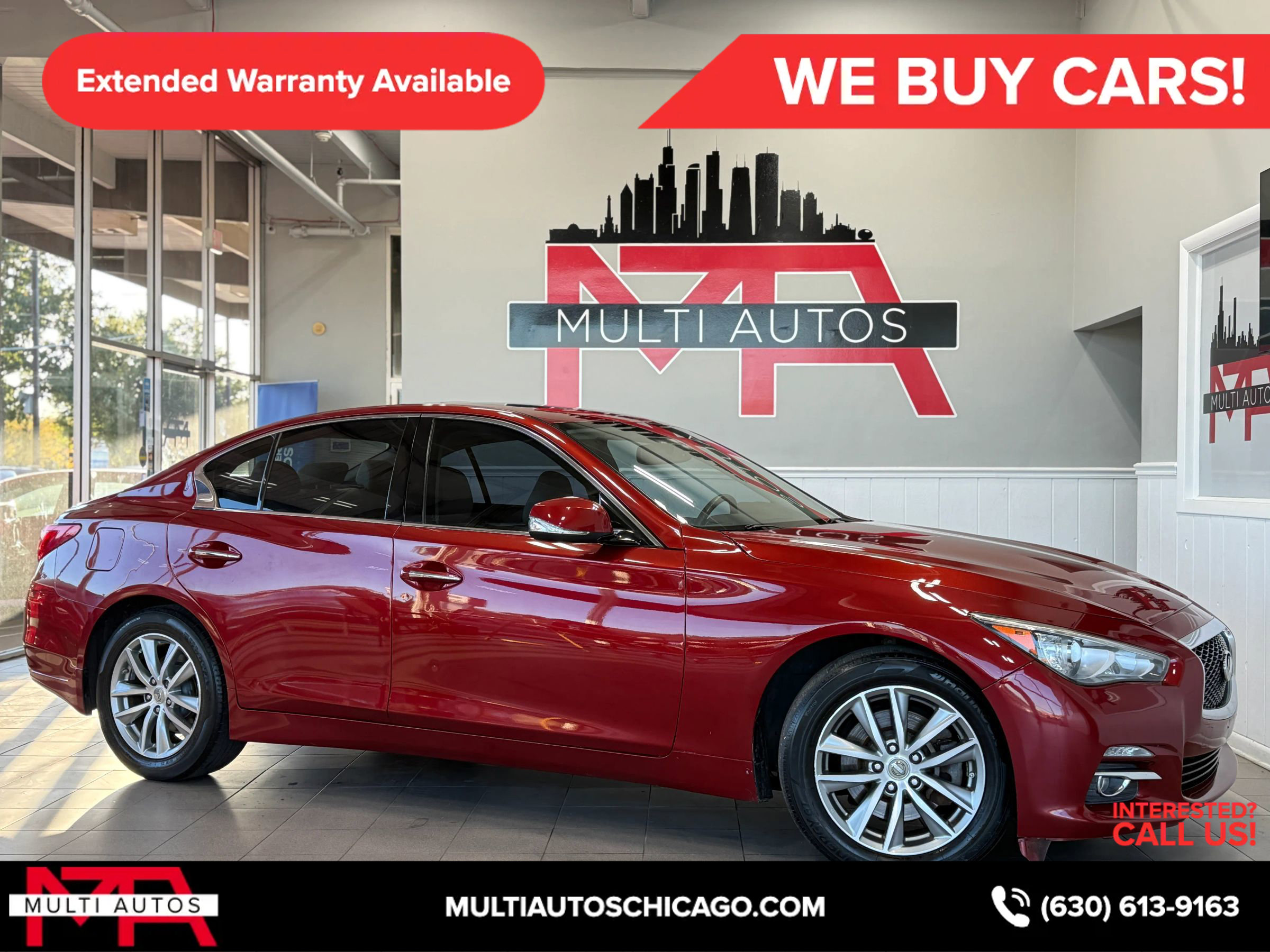 Used 2015 INFINITI Q50 Premium w/ All Weather Package image 2