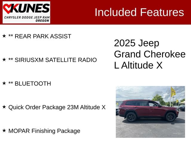 New 2025 Jeep Grand Cherokee L Altitude image 3