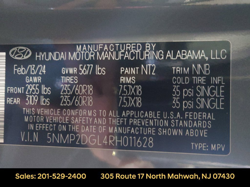 Certified 2024 Hyundai Santa Fe SEL AWD/4WD image 30