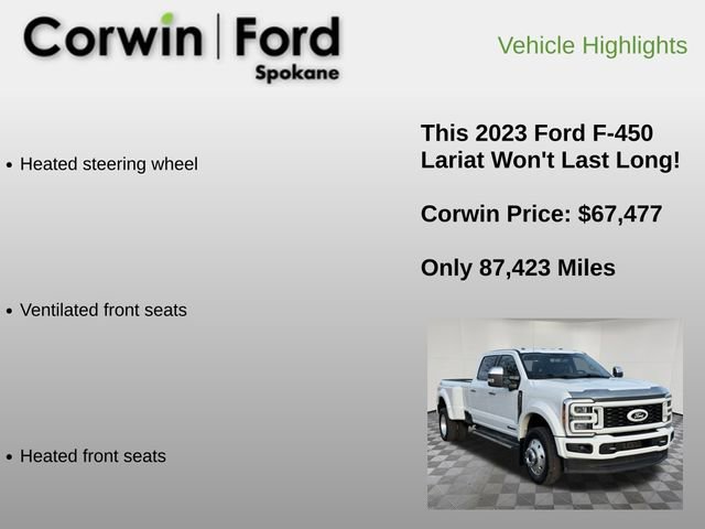 Used 2023 Ford F450 Lariat w/ Chrome Package image 18