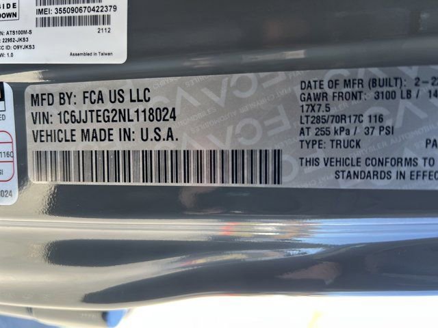 Certified 2022 Jeep Gladiator Mojave w/ LED Lighting Group image 37