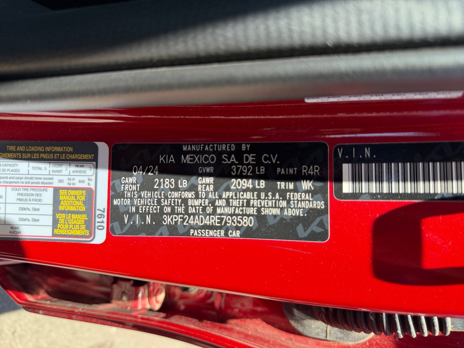 Used 2024 Kia Forte LXS FWD image 34