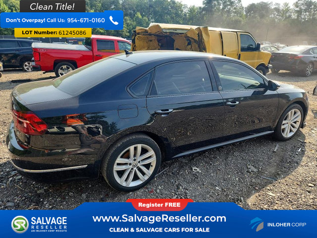Used 2019 Volkswagen Passat 2.0T Wolfsburg w/ Wheels & Sunroof Package FWD image 4