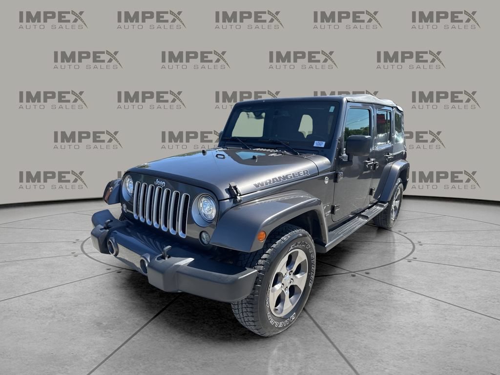 Used 2017 Jeep Wrangler Unlimited Sahara w/ Connectivity Group AWD/4WD image 1