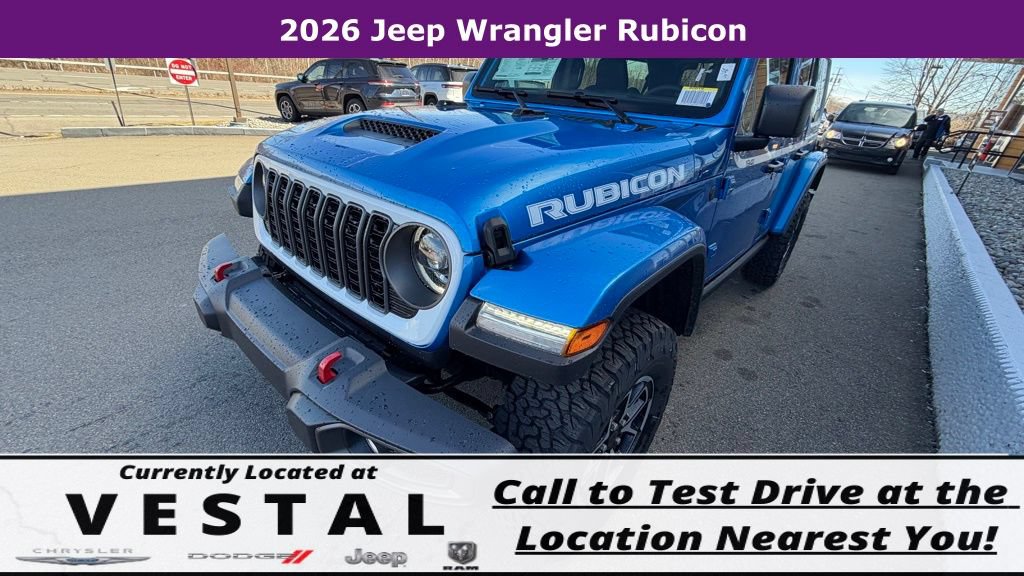 New 2026 Jeep Wrangler Unlimited Rubicon w/ Whitecap Package AWD/4WD image 17