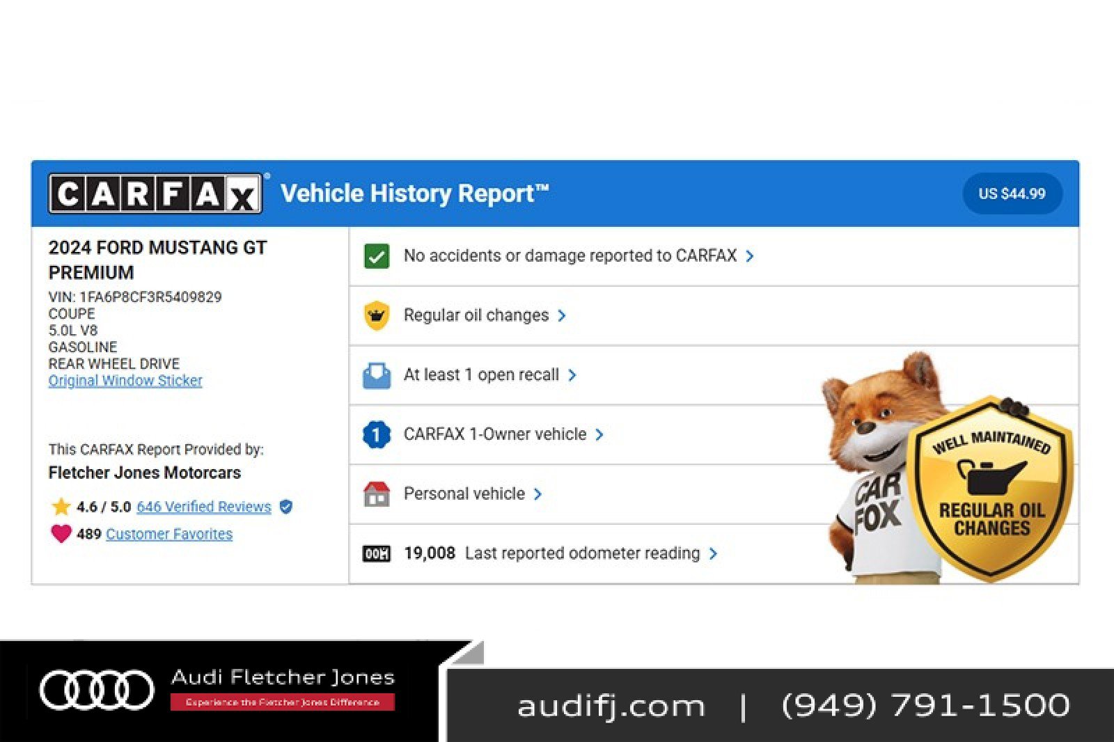 Used 2024 Ford Mustang GT Premium image 2