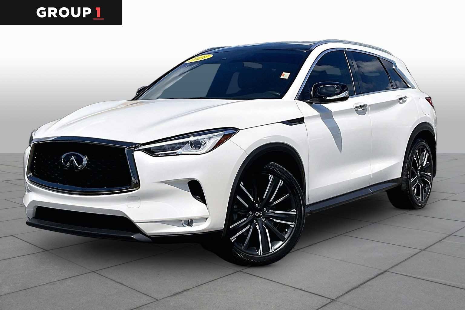 Used 2021 INFINITI QX50 Luxe w/ Appearance Package FWD video 1