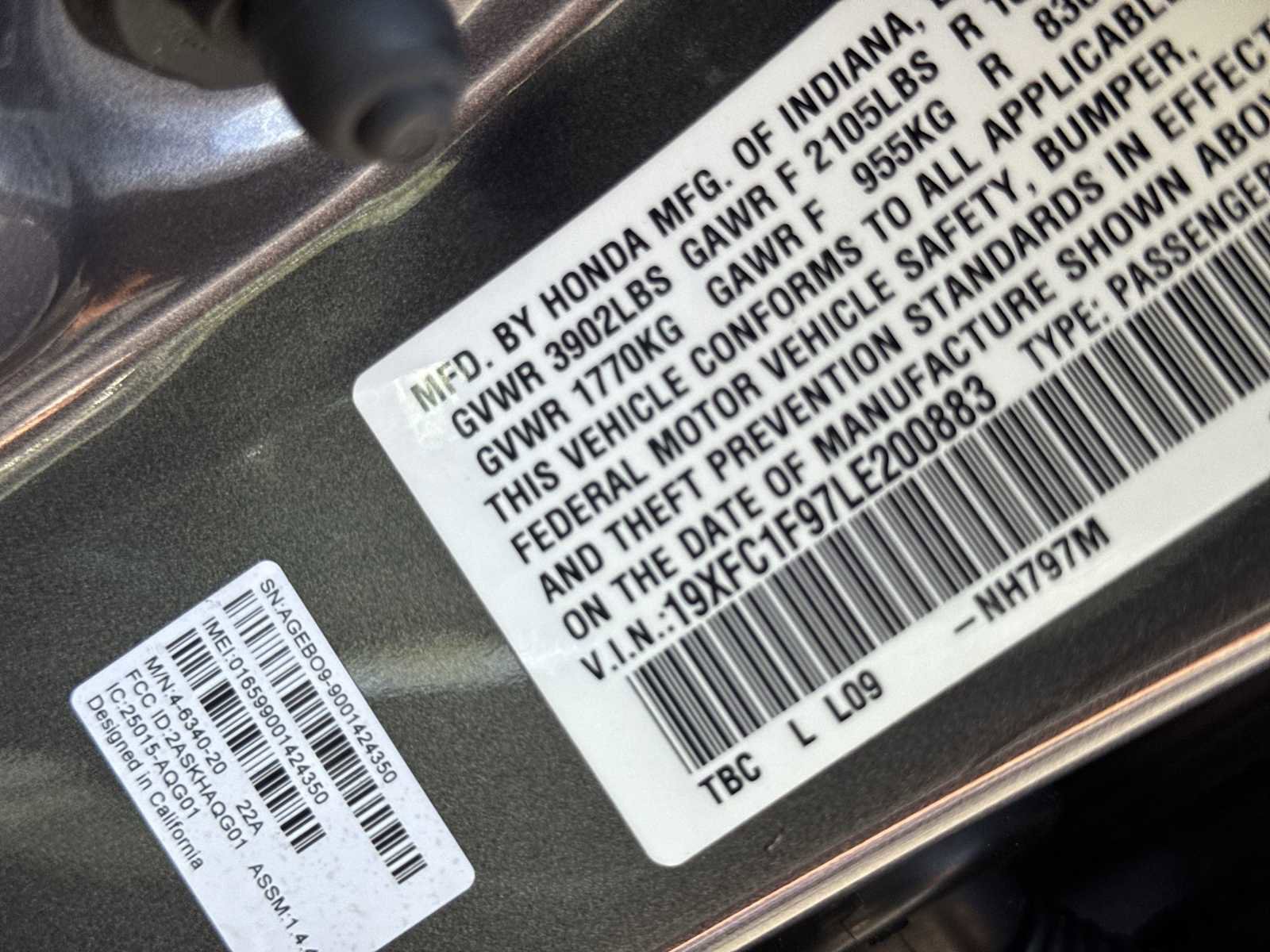 Used 2020 Honda Civic Touring image 25