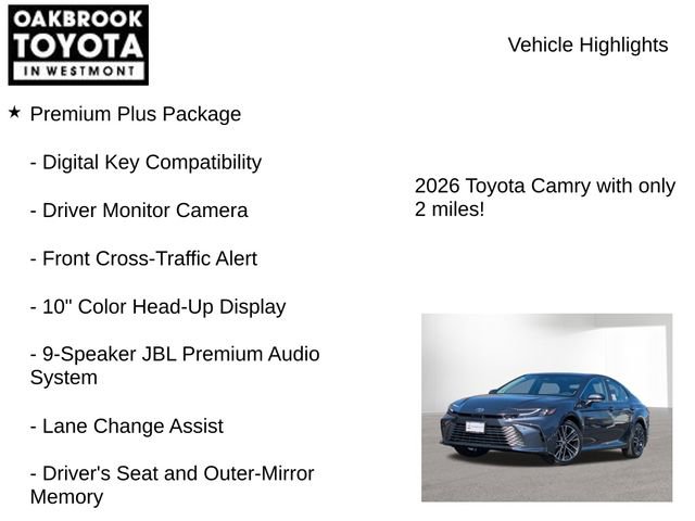 New 2026 Toyota Camry XLE image 7