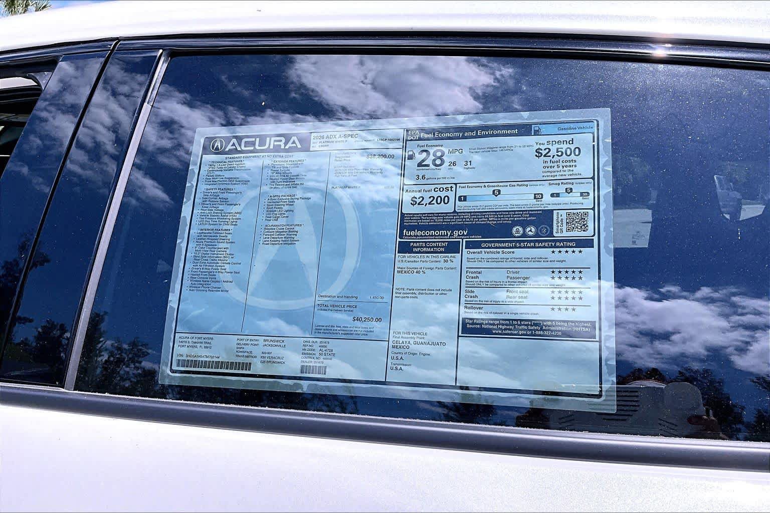 New 2026 Acura ADX A-Spec FWD image 22