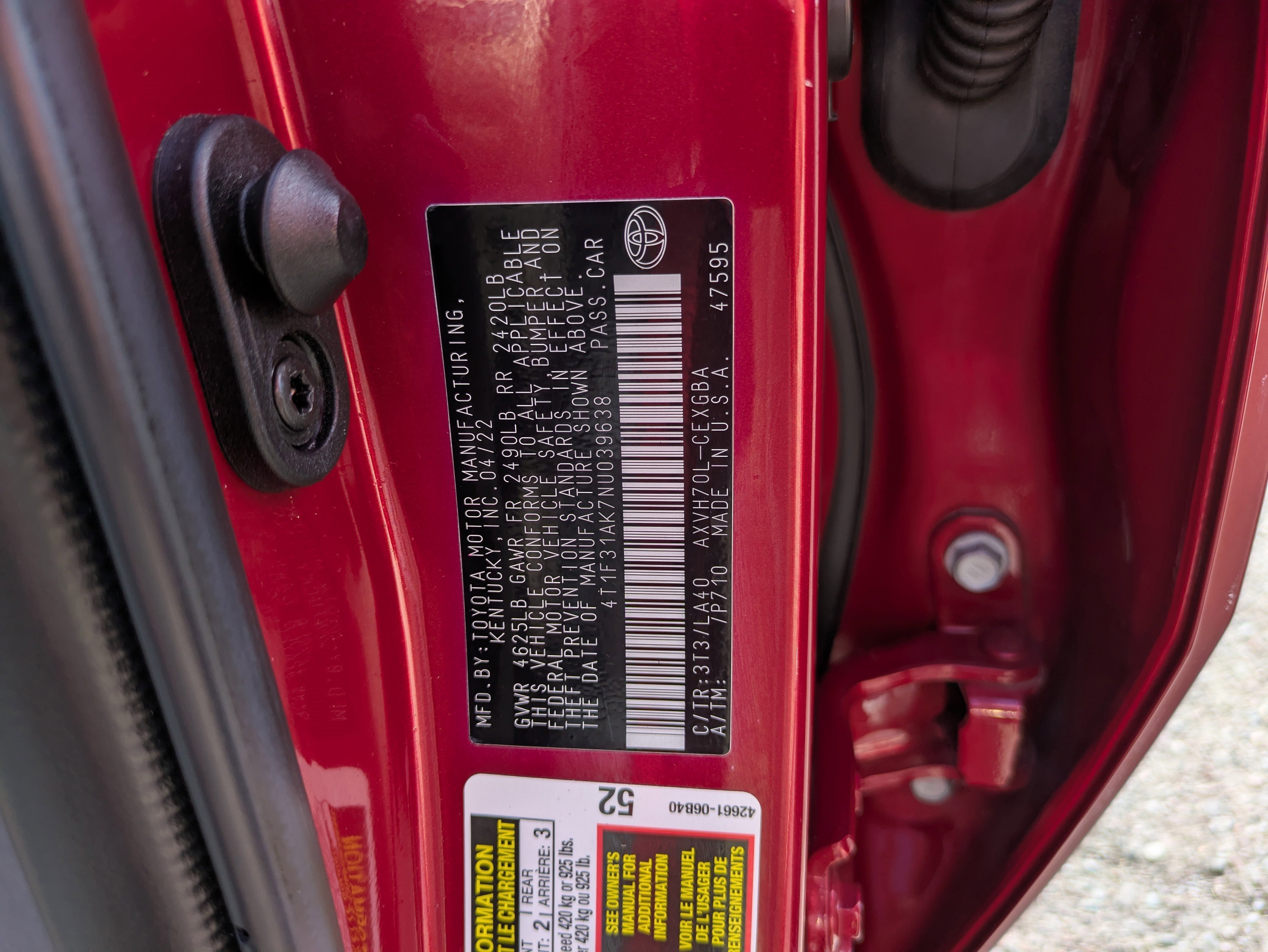 Used 2022 Toyota Camry XLE w/ Navigation Upgrade Package FWD image 31