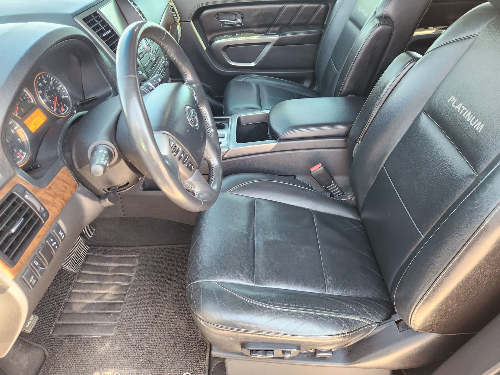 Used 2015 Nissan Armada Platinum w/ 2nd Row Captain Seat Package AWD/4WD image 16