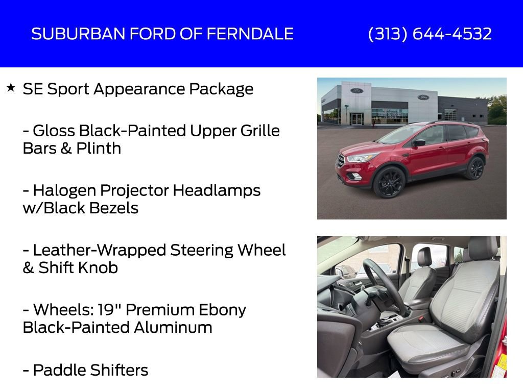Used 2018 Ford Escape SE w/ SE Sport Appearance Package image 9