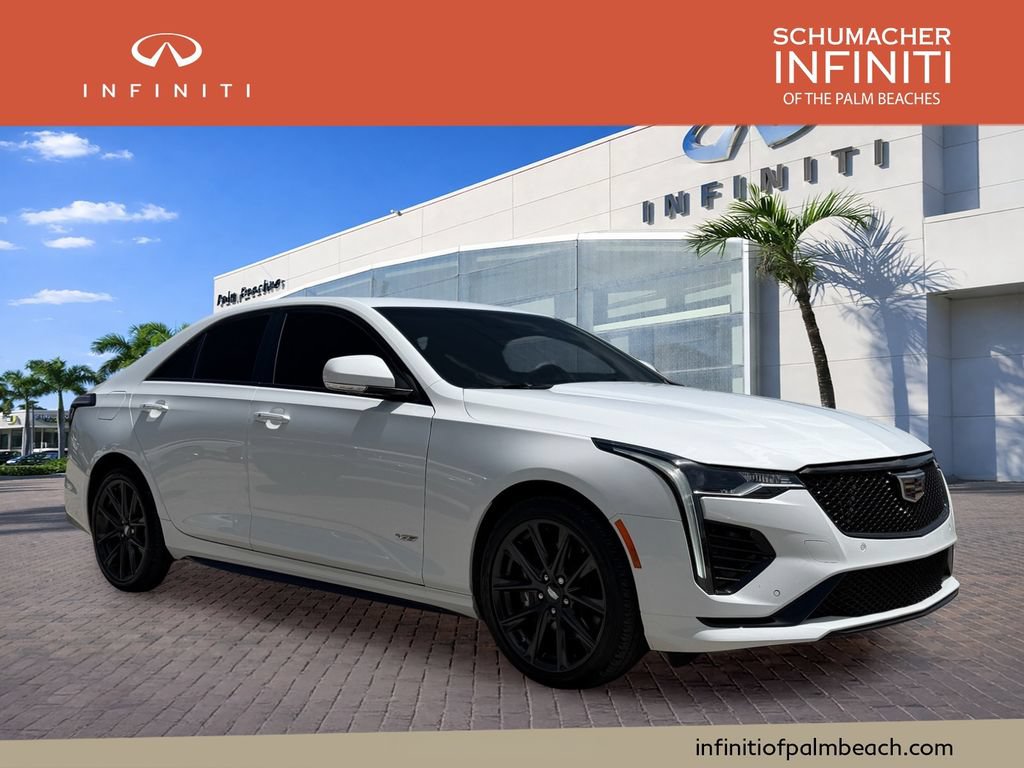 Used 2022 Cadillac CT4 V w/ Navigation Package AWD/4WD image 1