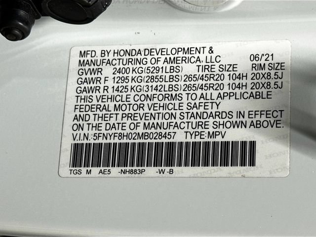 Used 2021 Honda Passport Elite image 30