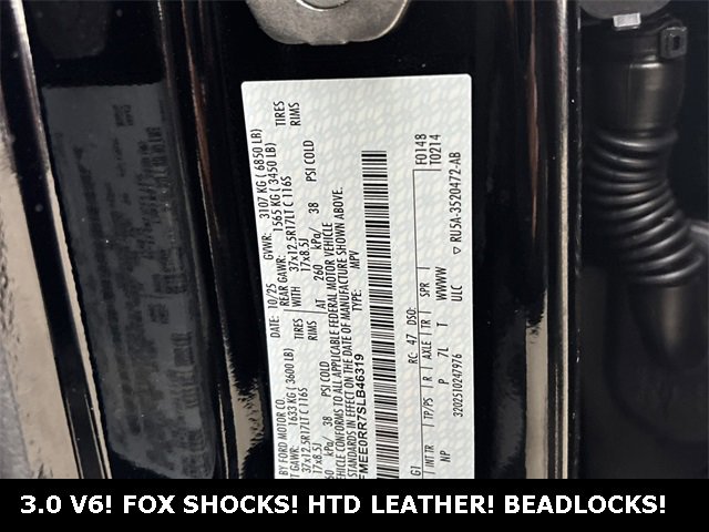 New 2025 Ford Bronco Raptor w/ Interior Carbon Fiber Pack image 34