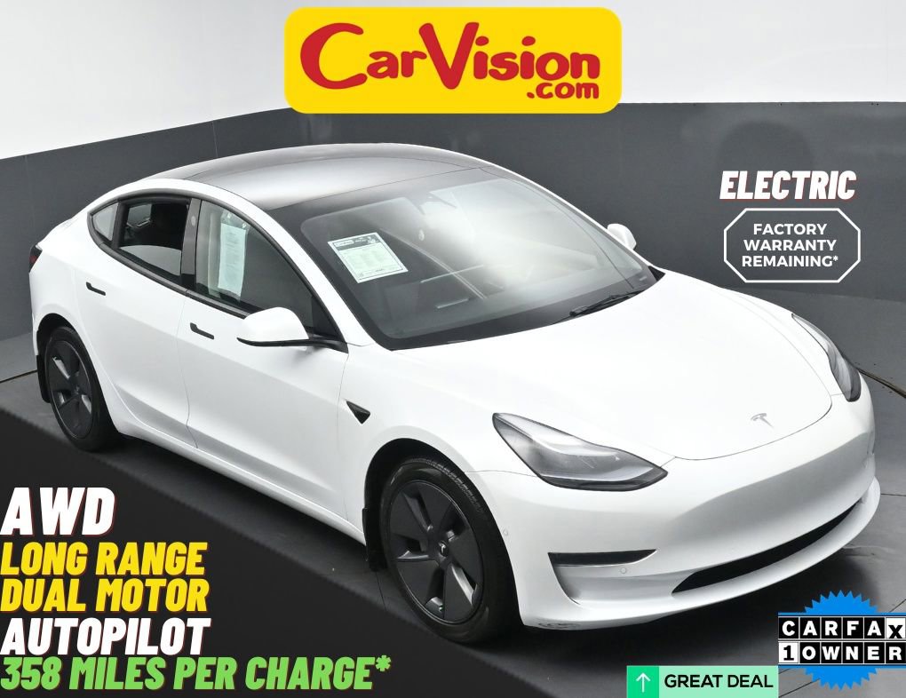 Used 2022 Tesla Model 3 Long Range AWD/4WD image 1