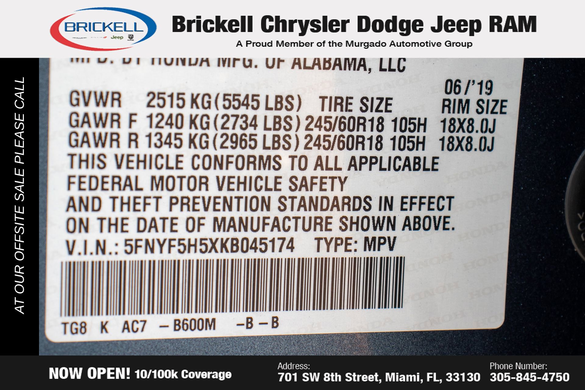 Used 2019 Honda Pilot EX-L image 36