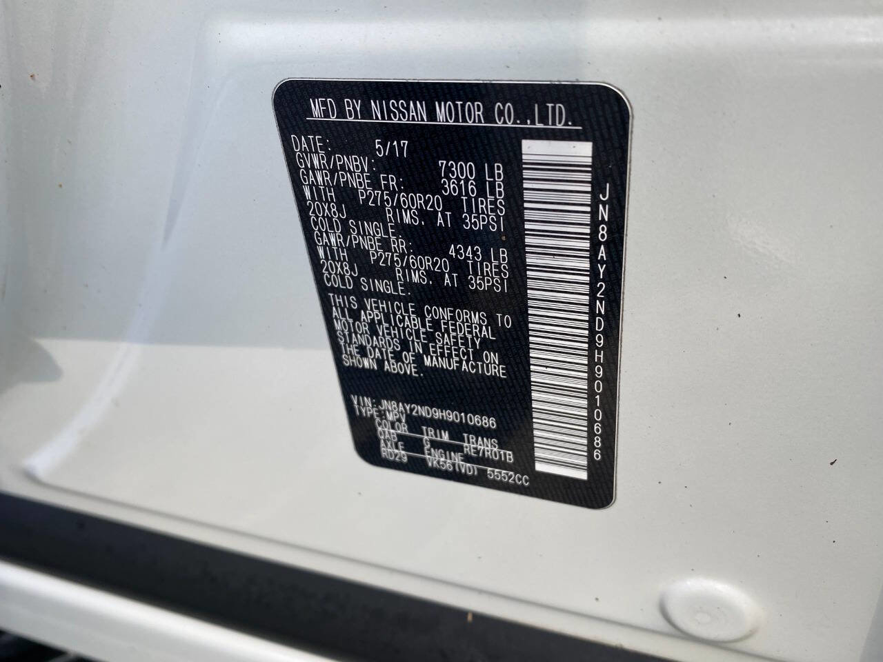 Used 2017 Nissan Armada Platinum RWD image 77