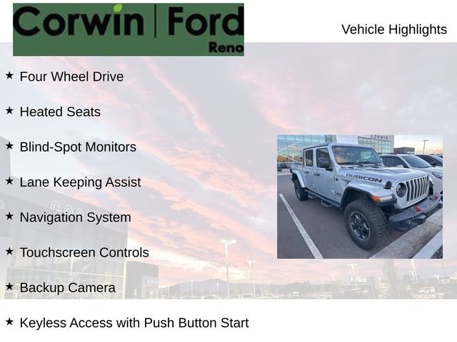 Used 2023 Jeep Gladiator Rubicon w/ LED Lighting Group image 8