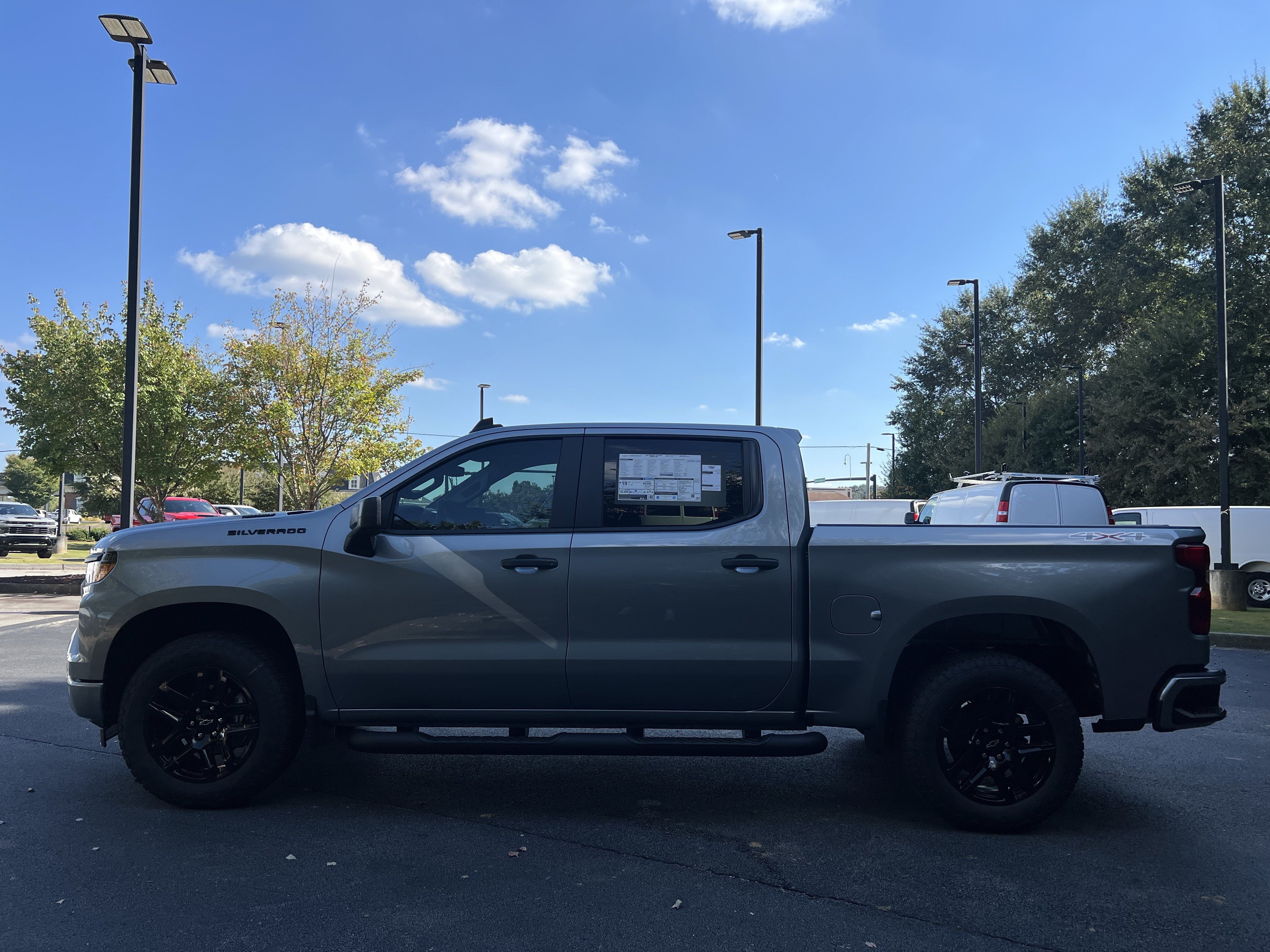 New 2026 Chevrolet Silverado 1500 Custom w/ Turbomax Blackout Package AWD/4WD image 6