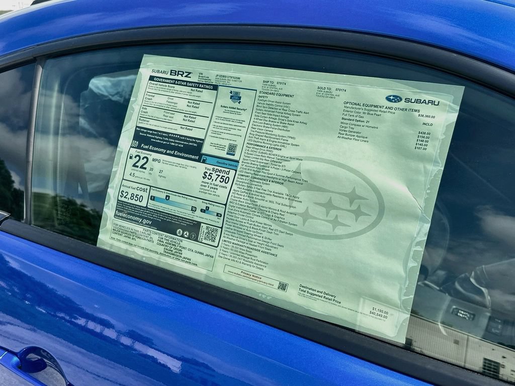New 2026 Subaru BRZ tS RWD image 12