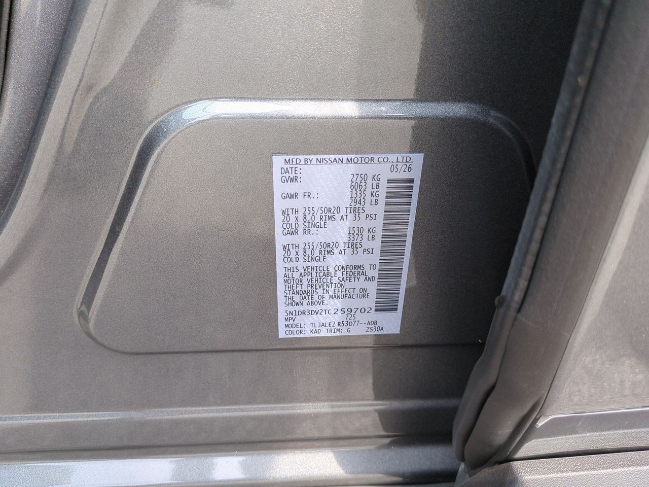 New 2026 Nissan Pathfinder Platinum w/ Accent Package FWD image 44
