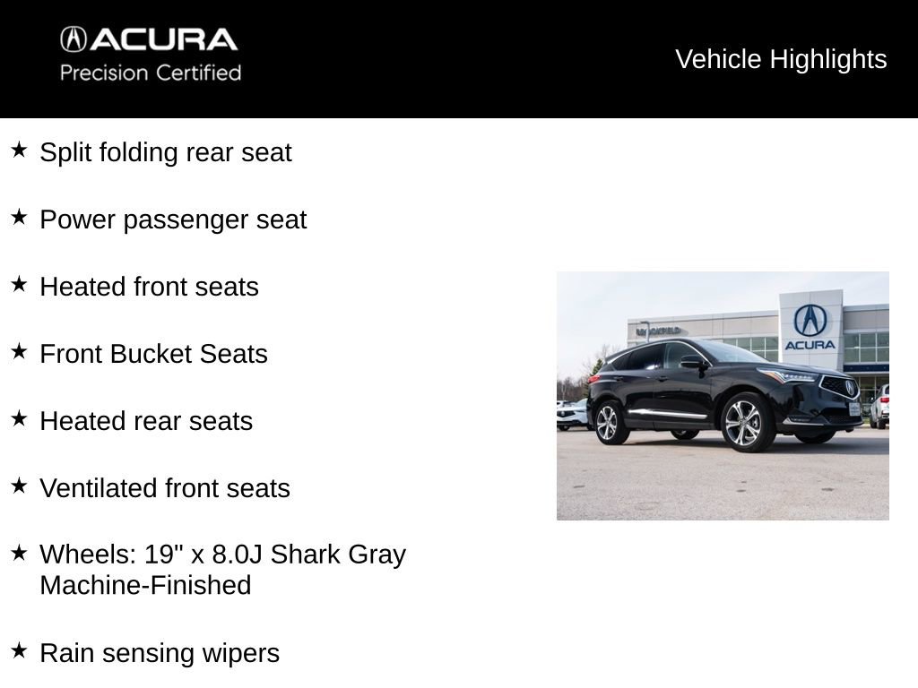 Certified 2023 Acura RDX AWD w/ Advance Package image 21