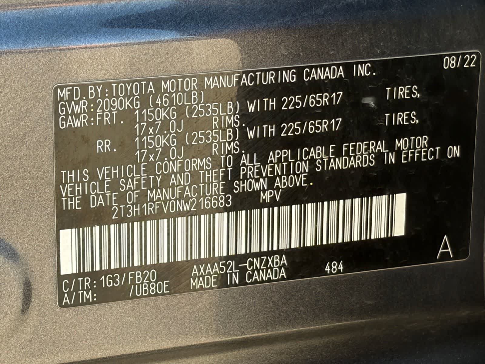 Used 2022 Toyota RAV4 LE FWD image 36