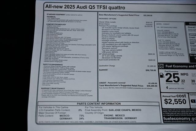 New 2025 Audi Q5 Premium Plus image 40
