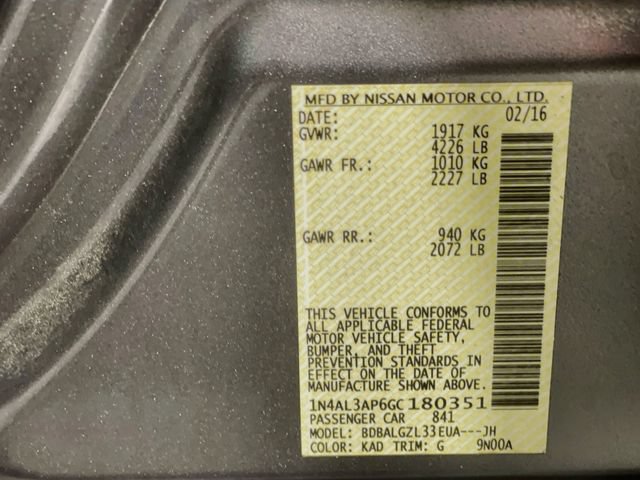 Used 2016 Nissan Altima 2.5 S w/ Power Driver Seat Package FWD image 29