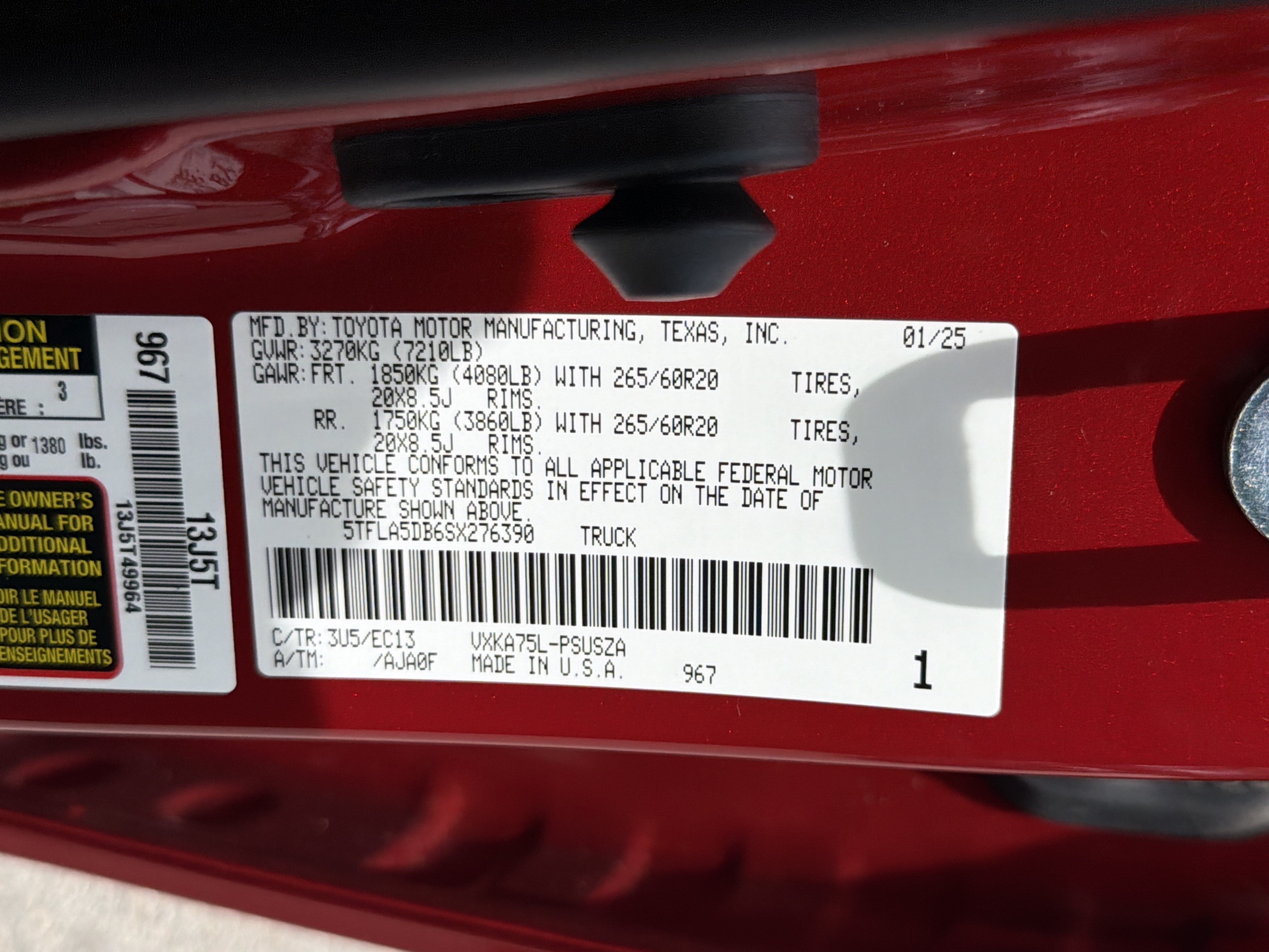 New 2025 Toyota Tundra SR5 AWD/4WD image 31