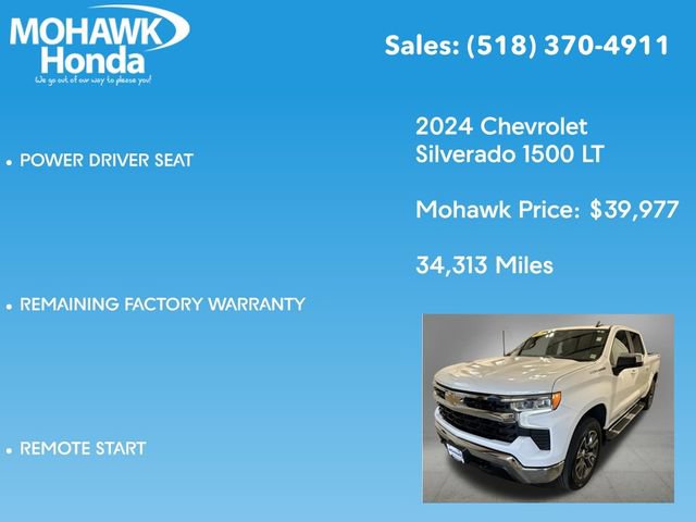 Used 2024 Chevrolet Silverado 1500 LT w/ Leather Package AWD/4WD image 14