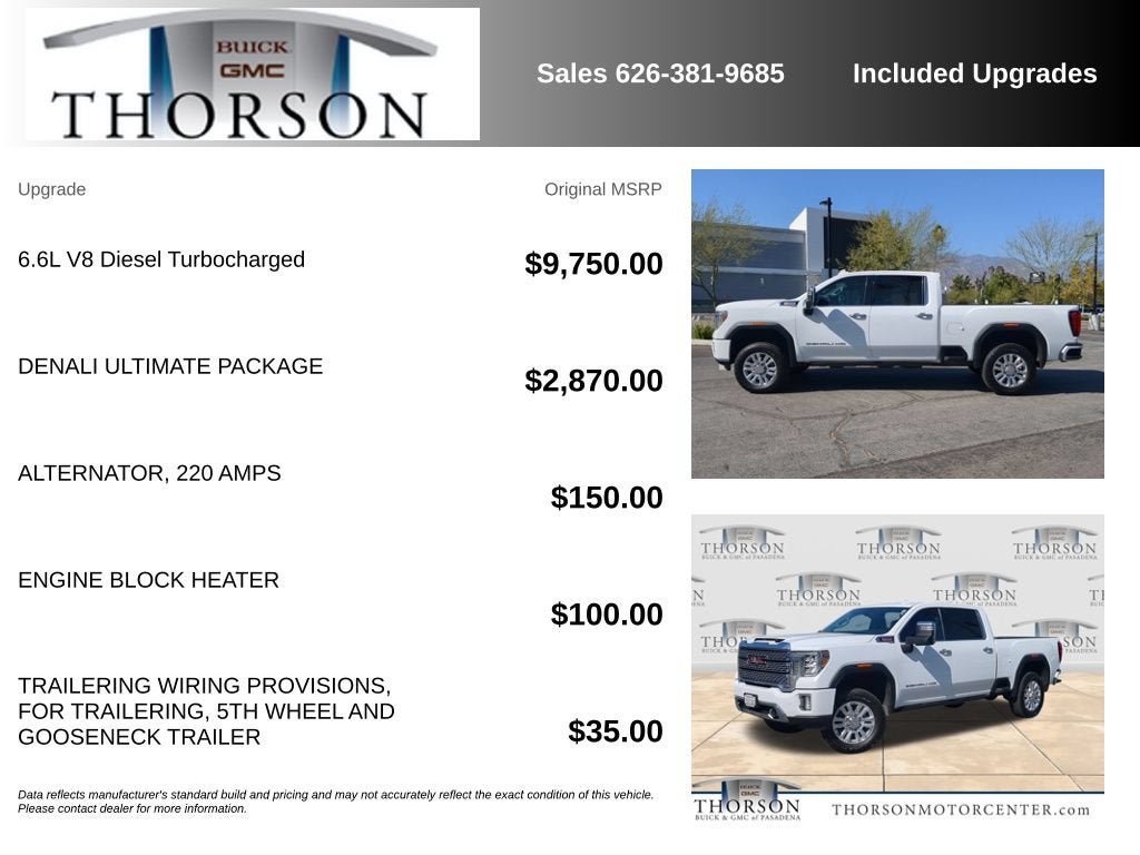 Used 2020 GMC Sierra 2500 Denali w/ Denali Ultimate Package AWD/4WD image 6