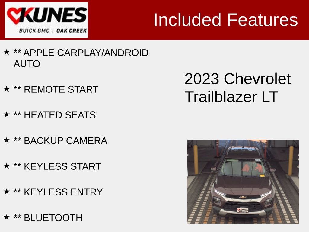 Used 2023 Chevrolet TrailBlazer LT image 2