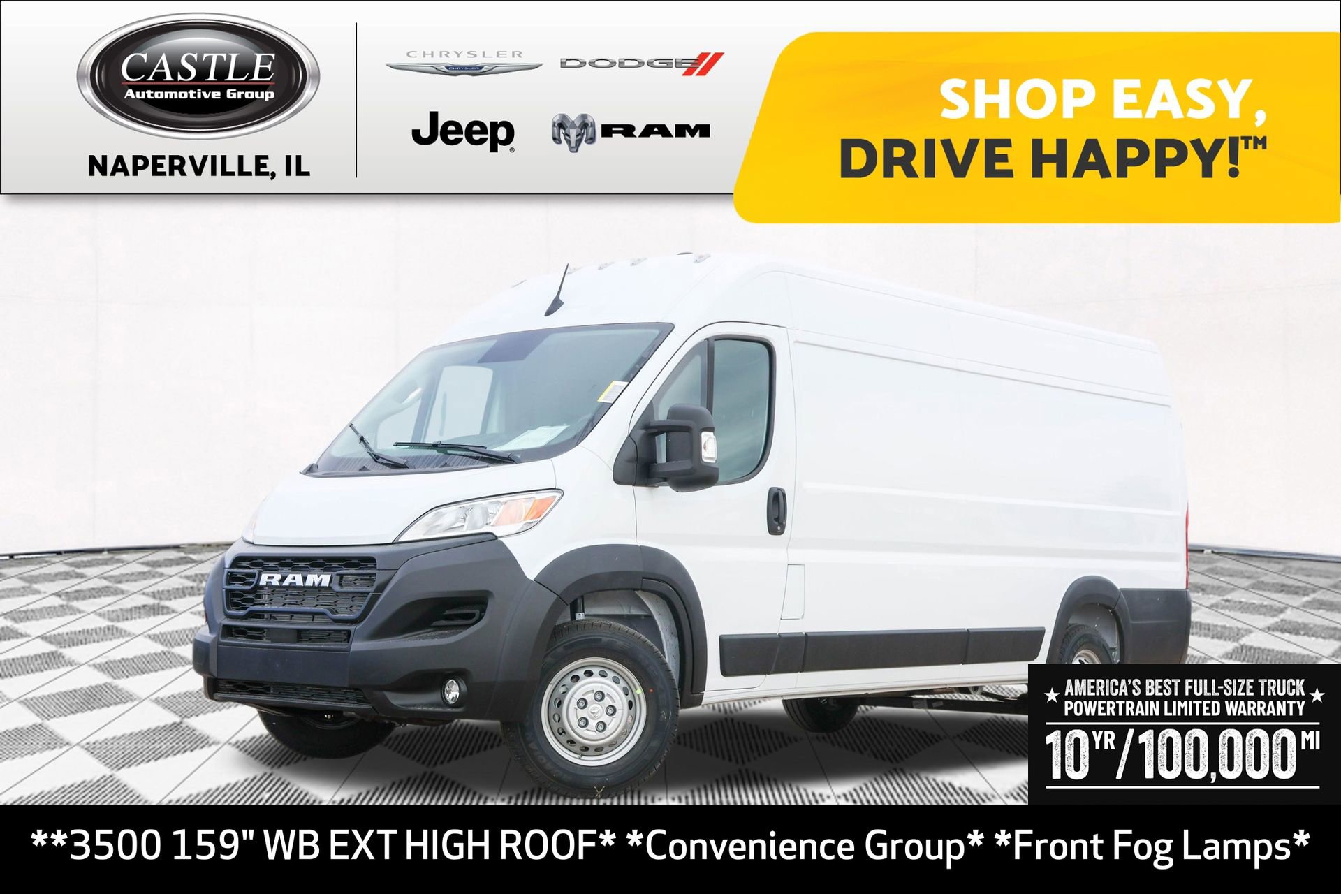 New 2026 RAM ProMaster 3500 w/ Convenience Group