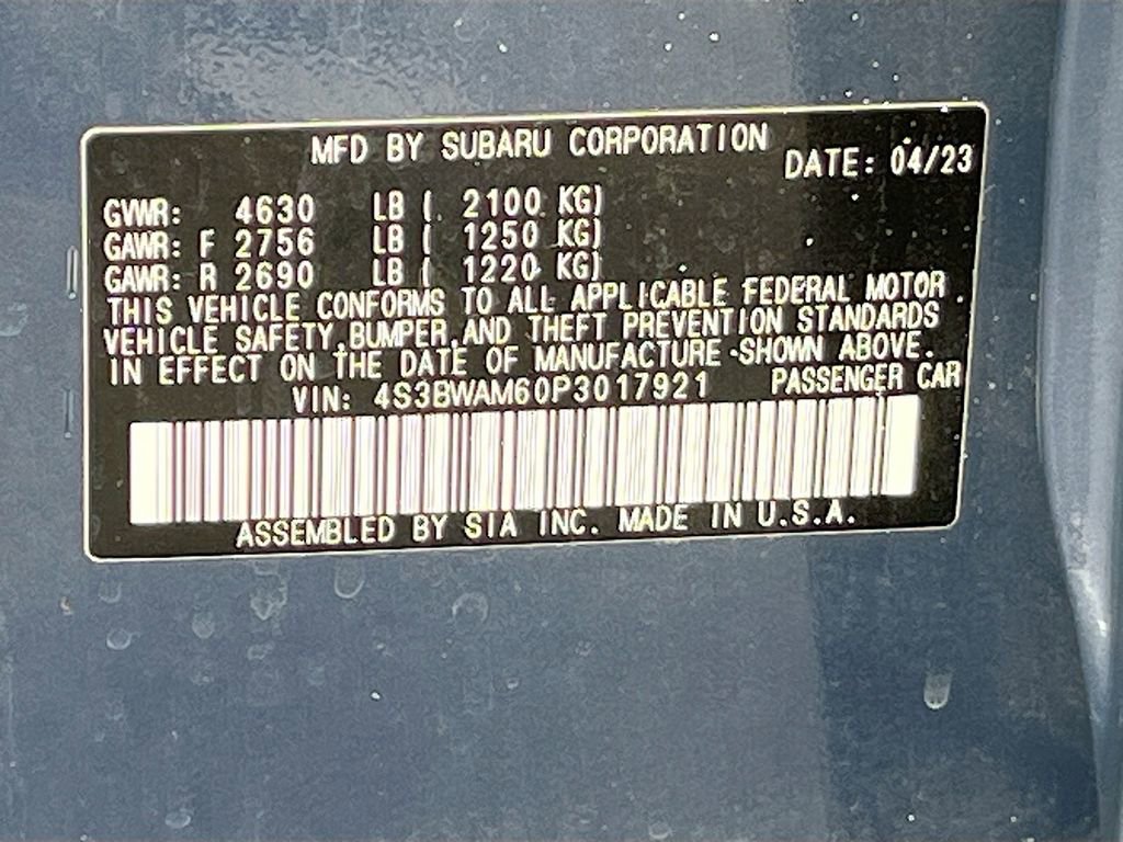 Used 2023 Subaru Legacy Limited AWD/4WD image 33