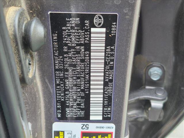 Used 2024 Toyota Camry SE w/ Blackout Package (TMS) FWD image 24