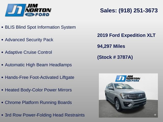 Used 2019 Ford Expedition XLT w/ Equipment Group 202A AWD/4WD image 18