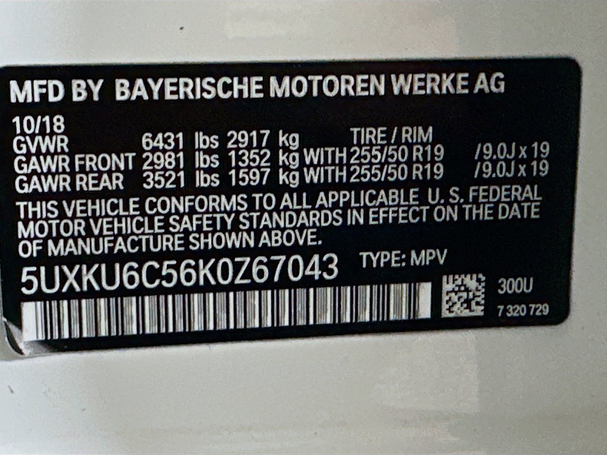 Used 2019 BMW X6 xDrive50i w/ M Sport Package AWD/4WD image 36