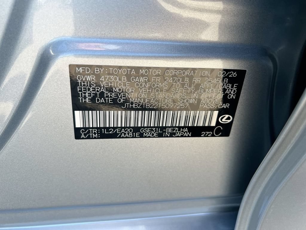 Certified 2026 Lexus IS 350 F Sport RWD image 22