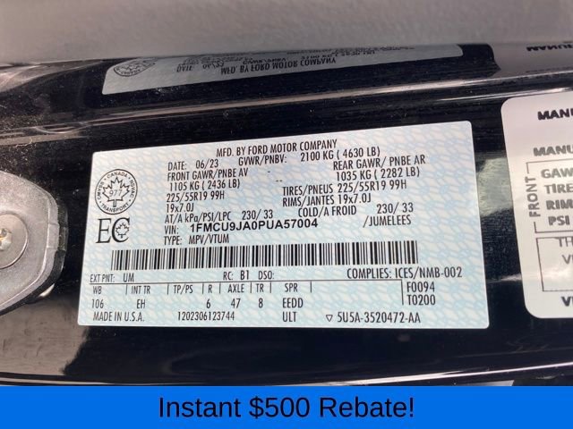 Used 2023 Ford Escape Platinum image 25