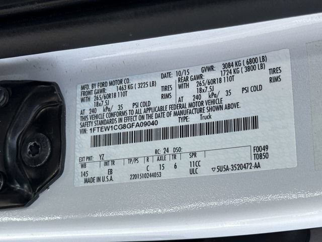 Used 2016 Ford F150 Lariat RWD image 48