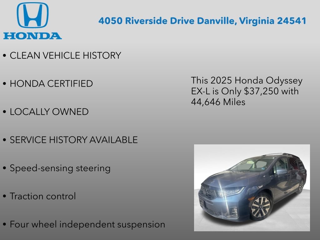 Used 2025 Honda Odyssey EX-L image 7