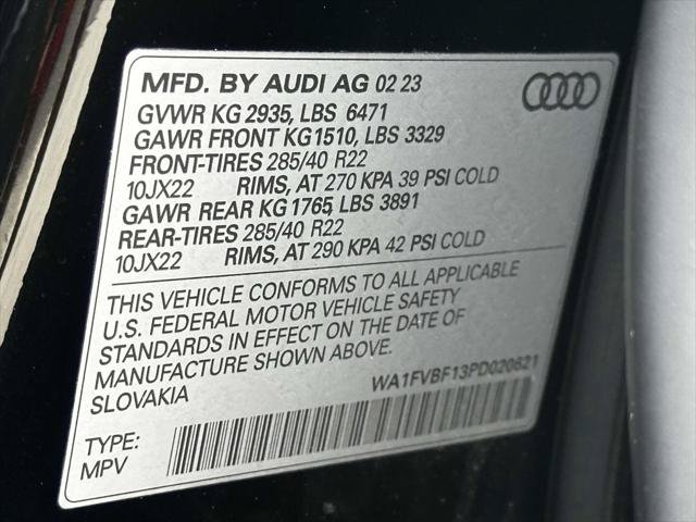 Used 2023 Audi Q8 Prestige w/ Prestige Package AWD/4WD image 37